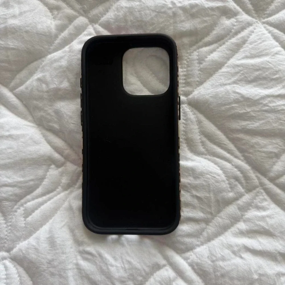 cheetah‎ print & pink star iPhone 16 pro case